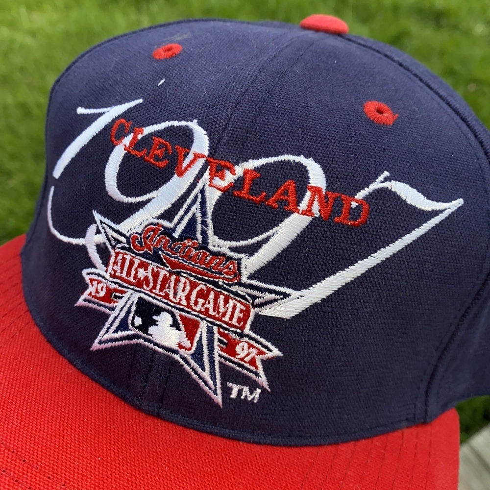 Vintage Cleveland Indians Hat 1997 All-Star Game Strapback Guardians Baseball